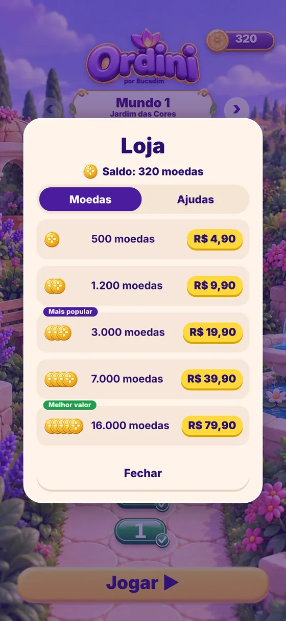 Loja de moedas